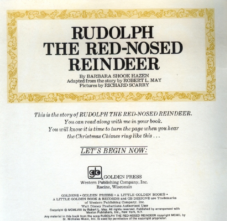 Rudolph the Red-Nosed Reindeer (02),绘本,绘本故事,绘本阅读,故事书,童书,图画书,课外阅读
